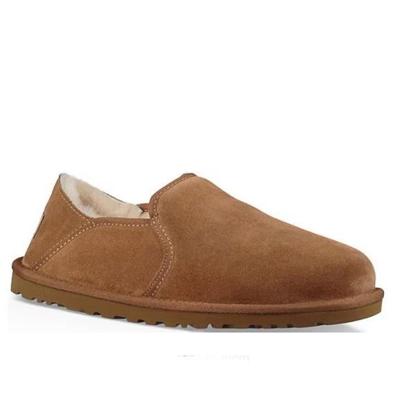 UGG Men's Kenton Suede Slippers in Chestnut - Picture 3 of 14